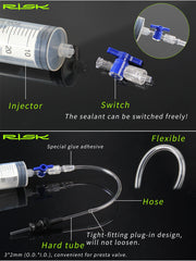 RISK Tubeless Tyre Injector Sealant