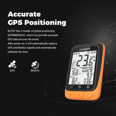 CooSpo BC107 GPS Bike Computer