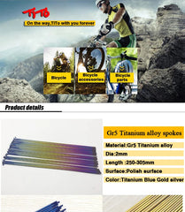 TiTo Titanium Alloy Spokes