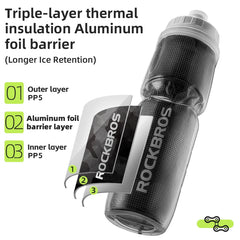 ROCKBROS Cycling Insulated Water Bottle