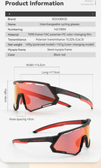 ROCKBROS 2 In 1 Cycling Glasses Photochromic