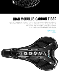 RYET Carbon 3D Printed Bicycle Saddle 175g