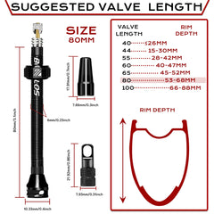 BUCKLOS tubeless valve 2pc