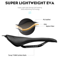 RYET Bicycle Saddle Carbon