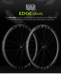 ELITEWHEELS EDGE Gravel Wheels Ultralight 1356g