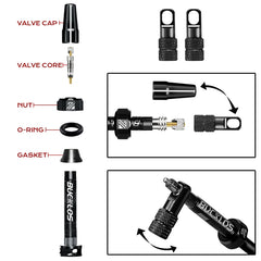 BUCKLOS tubeless valve 2pc