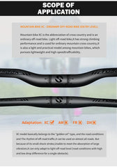 TOSEEK Mtb Carbon Handlebar