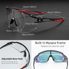 ROCKBROS Cycling Glasses Photochromic