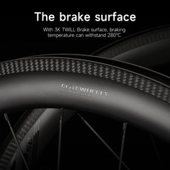 ELITEWHEELS 700c Road Bike Carbon Wheelset ENT