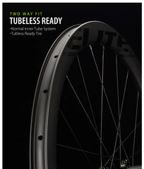 ELITEWHEELS EDGE Gravel Wheels Ultralight 1356g