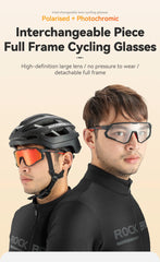 ROCKBROS 2 In 1 Cycling Glasses Photochromic