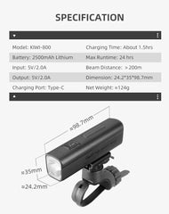 Gaciron Bike Light KIWI 800lm