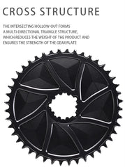 PASS QUEST Bicycle Chainring 3mm Offset