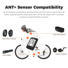 CooSpo BC107 GPS Bike Computer